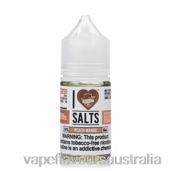 Vape Australia Peach Mango - I Love Salts - 30mL 25mg